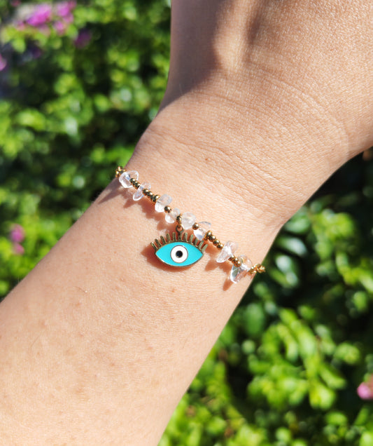 Cristallo di Rocca Bracciale di Protezione