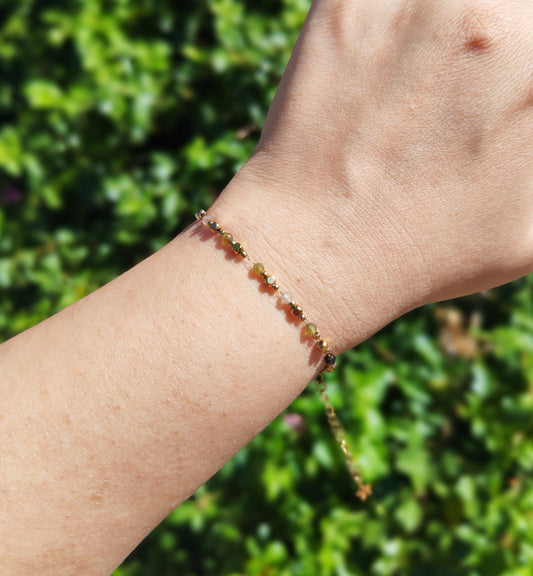 Tormalina Multicolore Bracciale Elegance