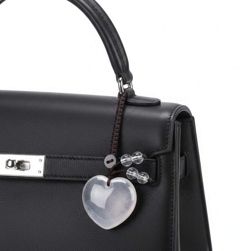 Charm Cuore Cristallo di Rocca (Maestro Guaritore)