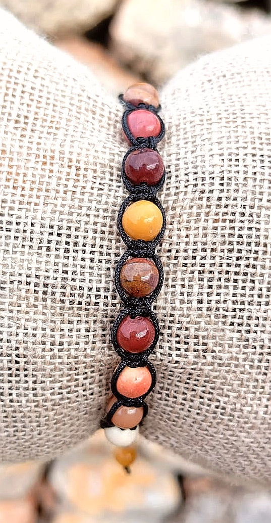 Bracciale Tibetano Diaspro Mokaite