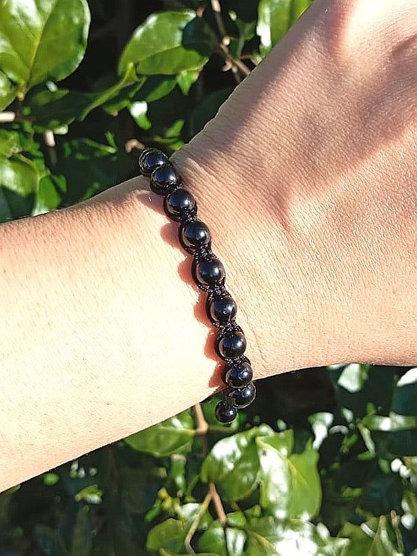 Bracciale Tibetano di Protezione Tormalina Nera
