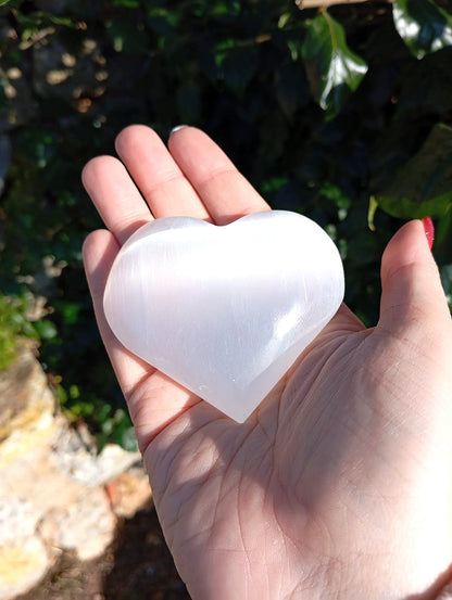 Cuore di Selenite (Pulizia Energetica)