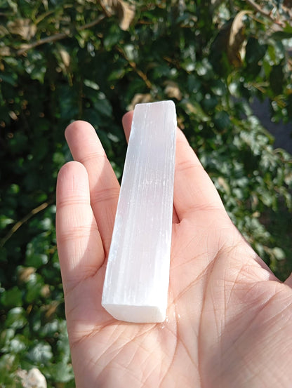 Bacchetta grezza Selenite (Pulizia Energetica)