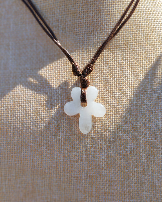 Collana Fiore Cristallo di Rocca (Maestro Guaritore)