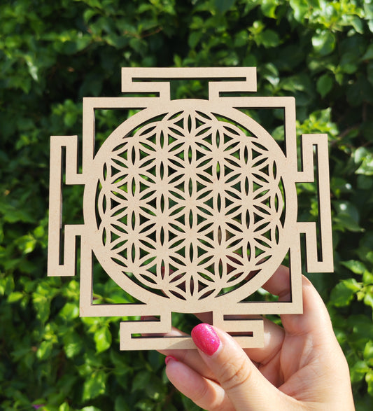Griglia Yantra & Fiore della Vita