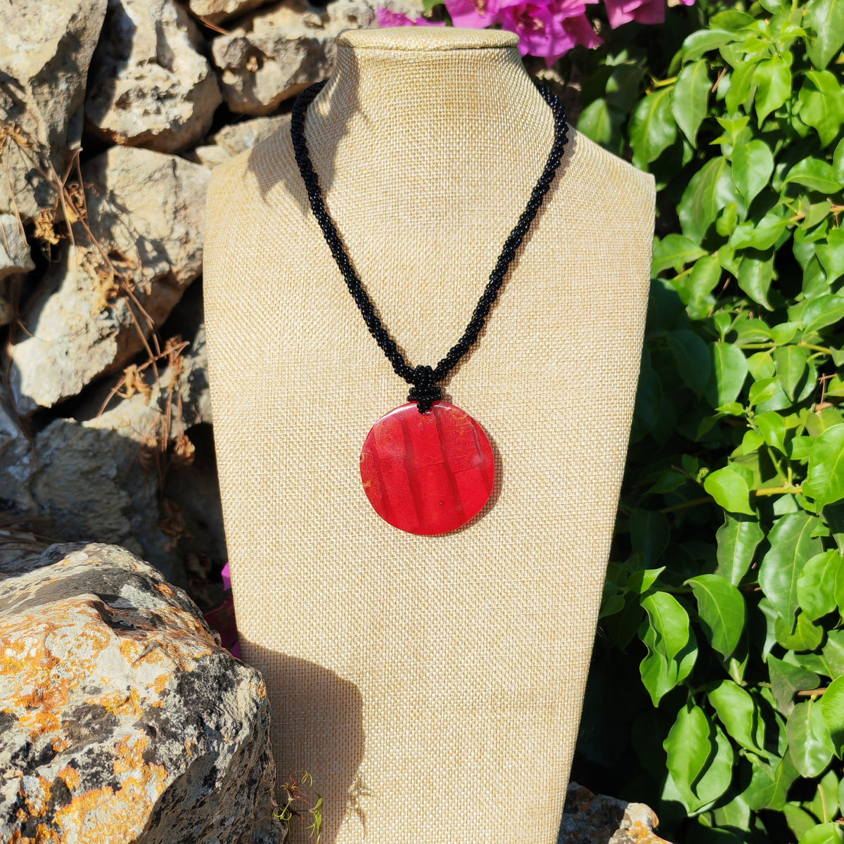 Collana Madreperla Rossa