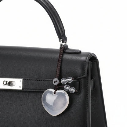 Charm Cuore Cristallo di Rocca (Maestro Guaritore)