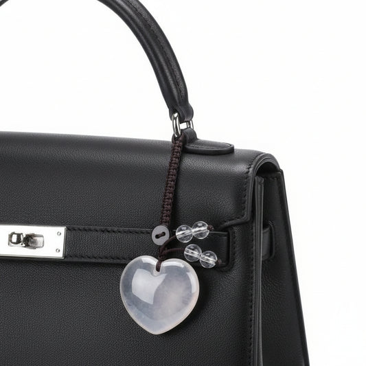 Charm Cuore Cristallo di Rocca (Maestro Guaritore)