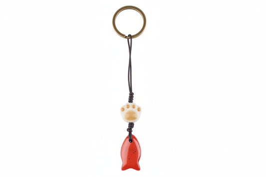 Charm Pesce Diaspro Rosso (Radicamento ed Energia Vitale)