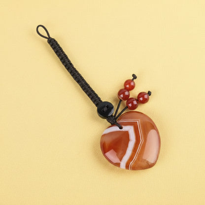 Charm Cuore Corniola (Energia, Passione e Coraggio)