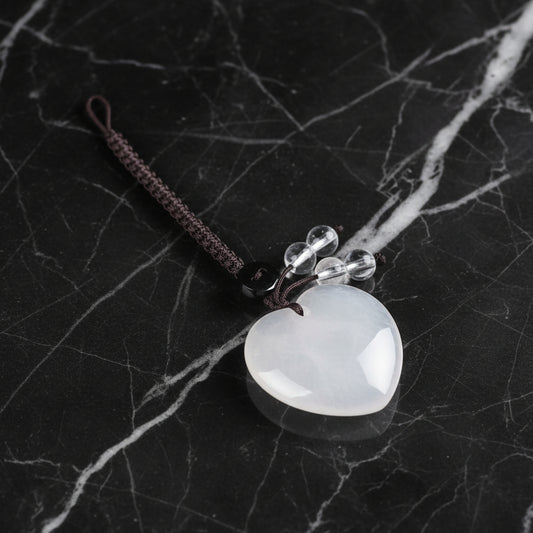 Charm Cuore Cristallo di Rocca (Maestro Guaritore)