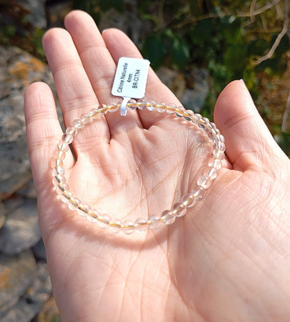 Bracciale Citrino naturale 4mm