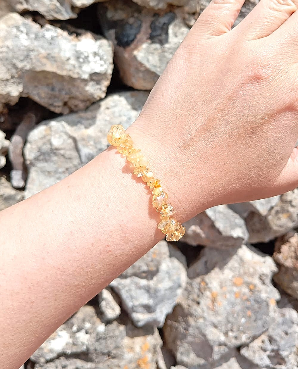 Bracciale Citrino Naturale