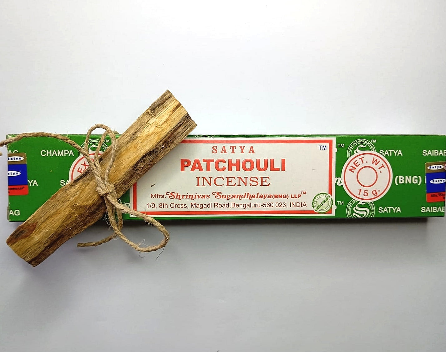 Incensi Patchouli più Palo Santo