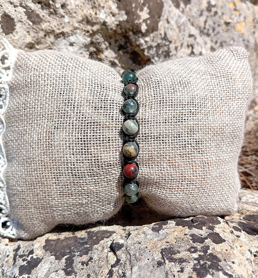 Bracciale Tibetano Diaspro Eliotropio