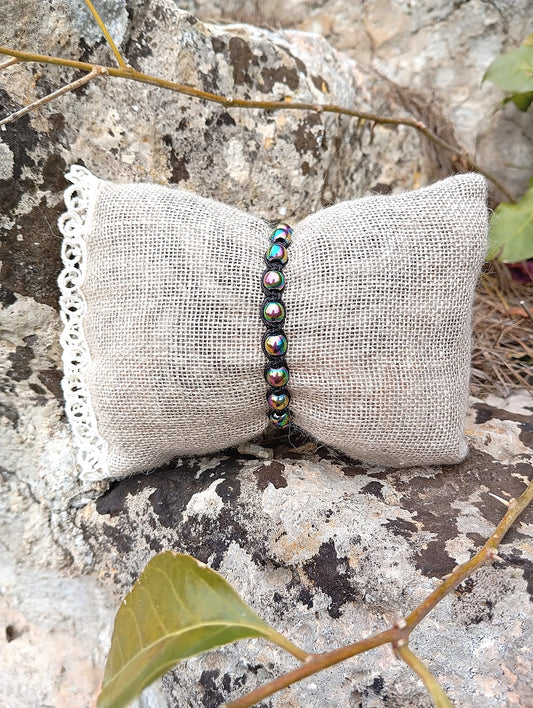 Bracciale Tibetano Ematite Rainbow
