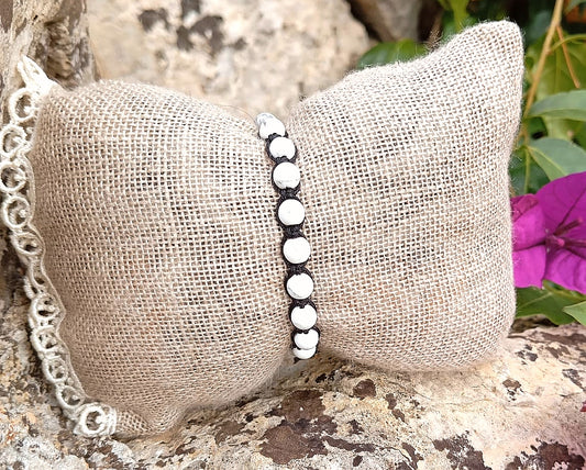 Bracciale Tibetano Howlite