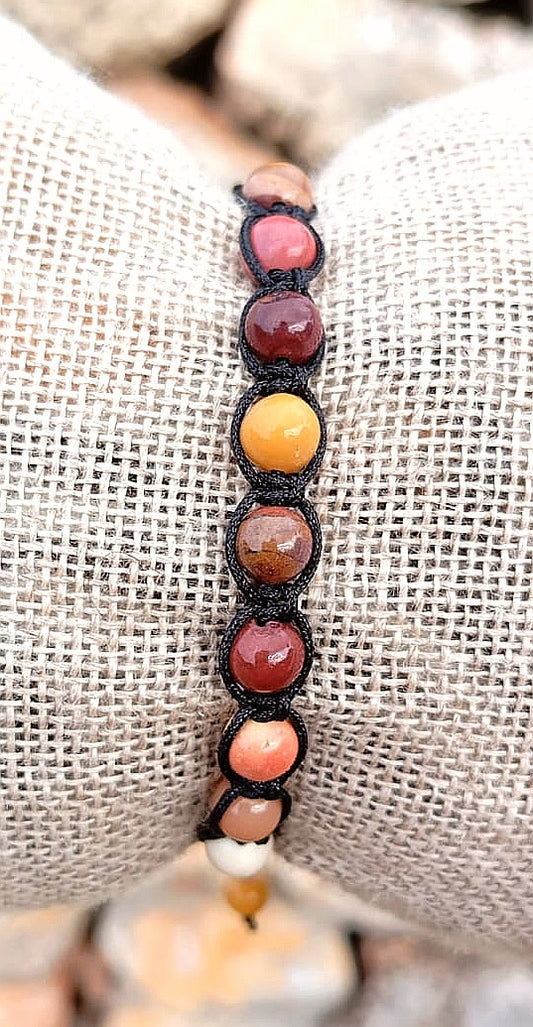 Bracciale Tibetano Diaspro Mokaite