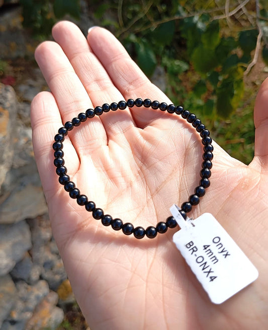 Bracciale Onice 4mm