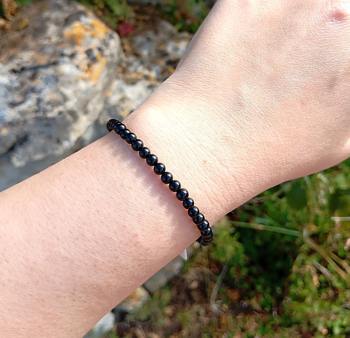 Bracciale Onice 4mm