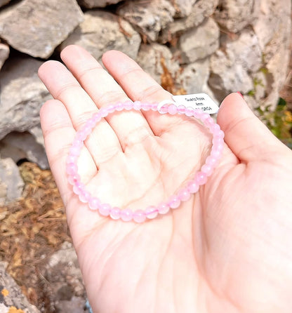 Bracciale Quarzo Rosa