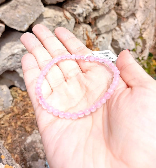 Bracciale Quarzo Rosa