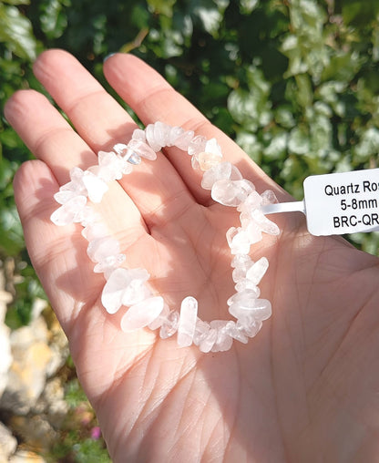 Bracciale Quarzo Rosa