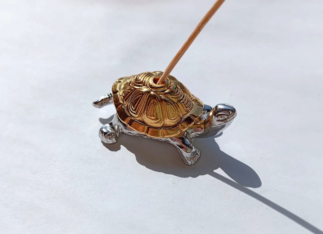Portaincenso Tartarughina Oro Argento