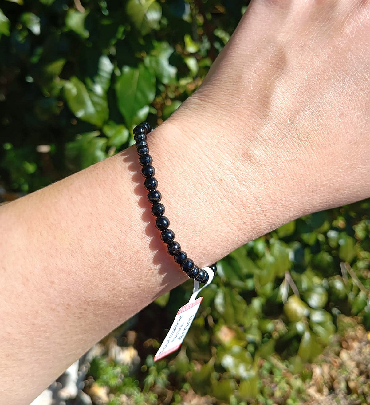 Bracciale Tormalina Nera 4mm